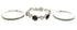 Multicolor Silver Southwest Stackable Ring Set Size 5-3/4 BW64268